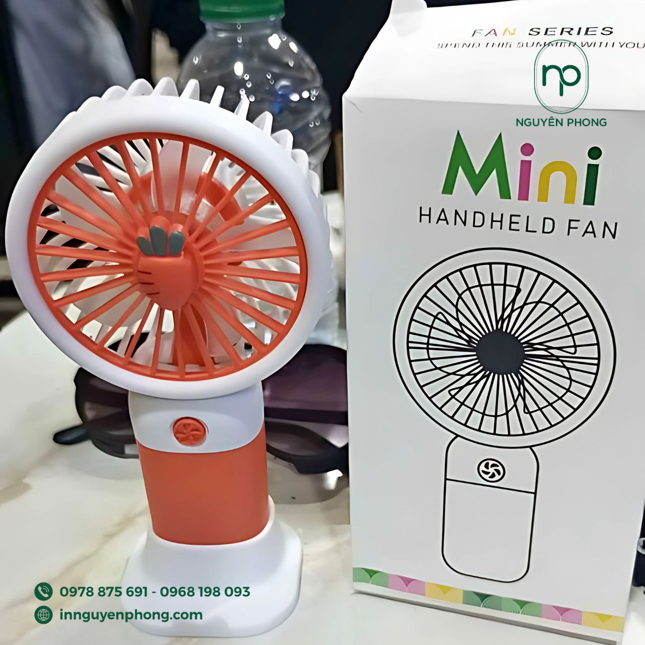 Mẫu hộp giấy đựng quạt mini